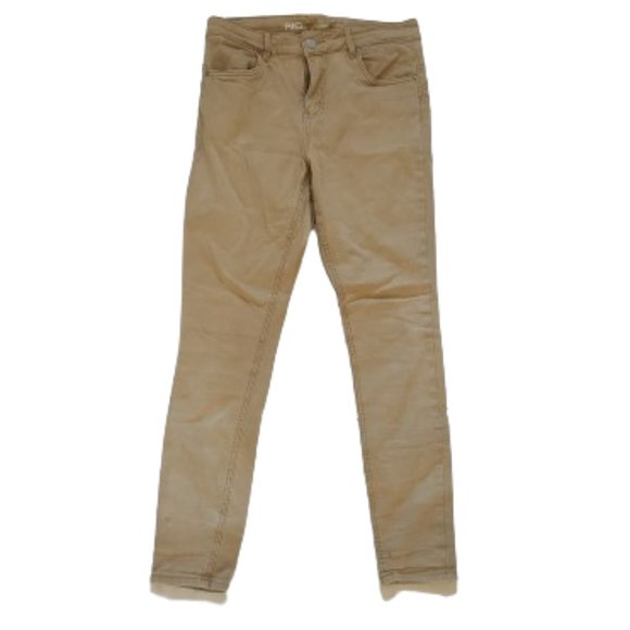 ---  Low Rise / Low Waist Butt Lift Mustard Yellow Jeans Size 9 - Picture 1 of 4